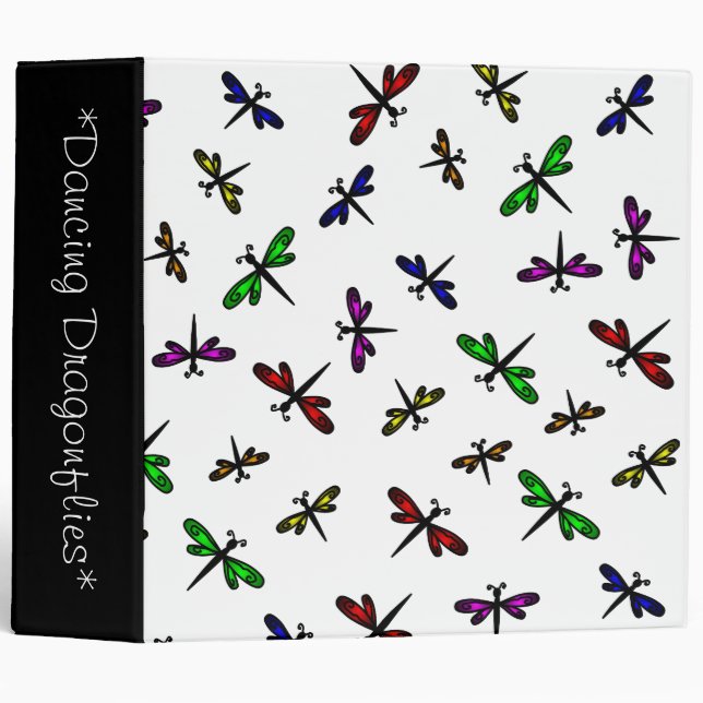 Dancing Dragonflies Custom Binder (Front/Spine)