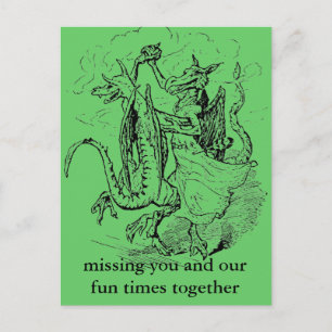Dancing Dragons postcard