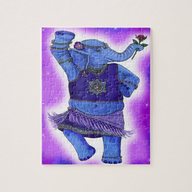 Dancing Elephant Jigsaw Puzzle (Vertical)