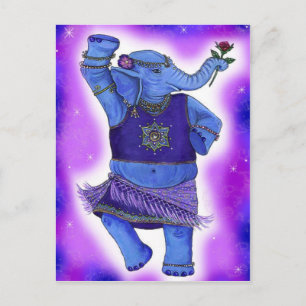 Dancing Elephant Postcards