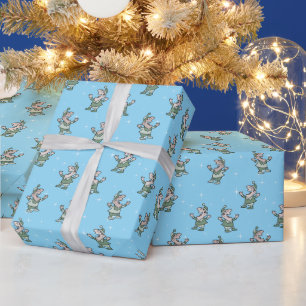 Dancing Elf Wrapping Paper