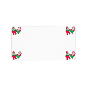 DANCING ELVES address labels