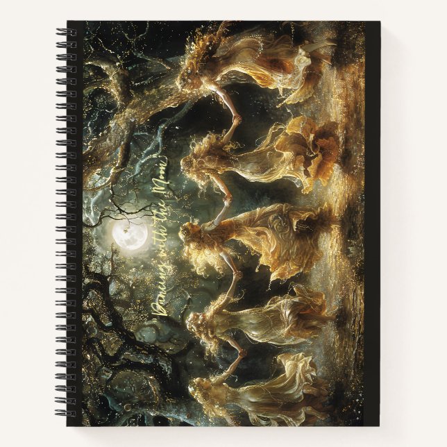 Dancing Fairy Under Full Moon Journals (Front)