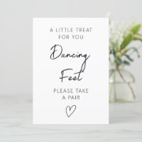 Dancing Feet Sign Template, Wedding Flip Flops Sig