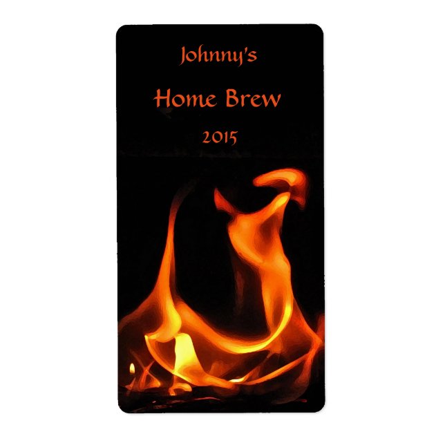 Dancing Fire Beer Label (Front)