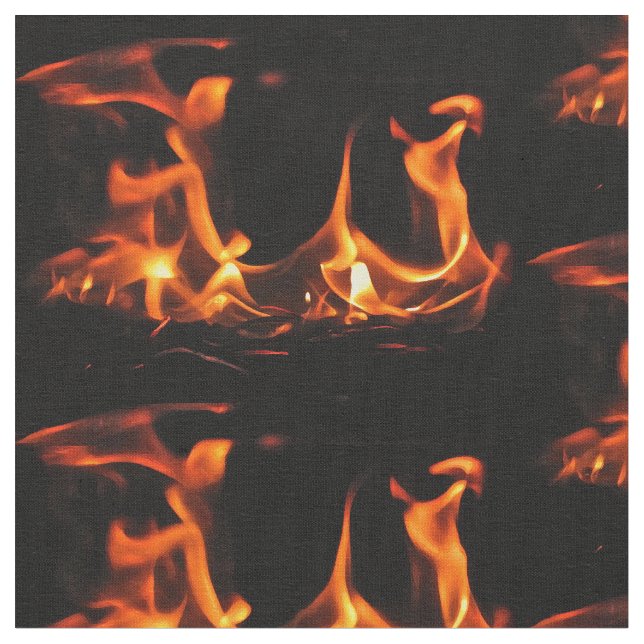 Dancing Fire Fabric (Close Up)