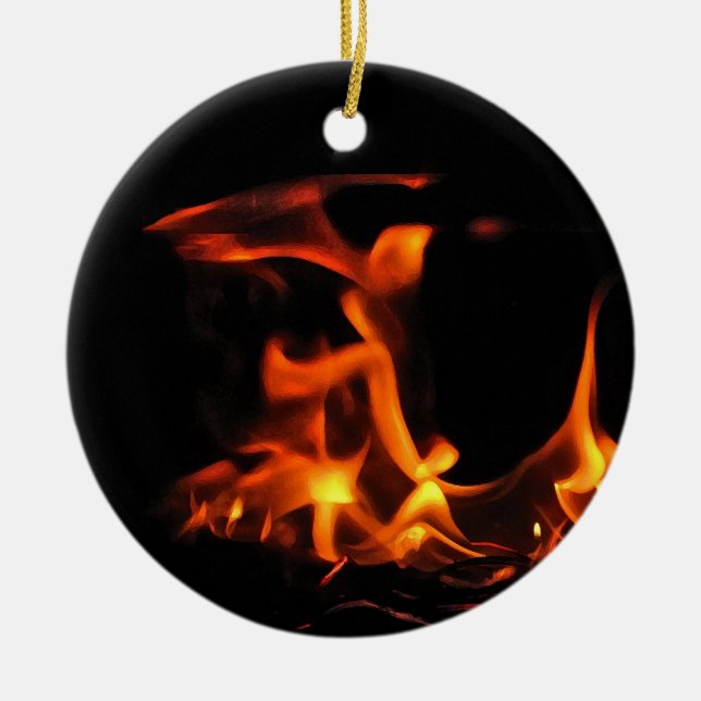 Dancing Fire Ornament (Front)