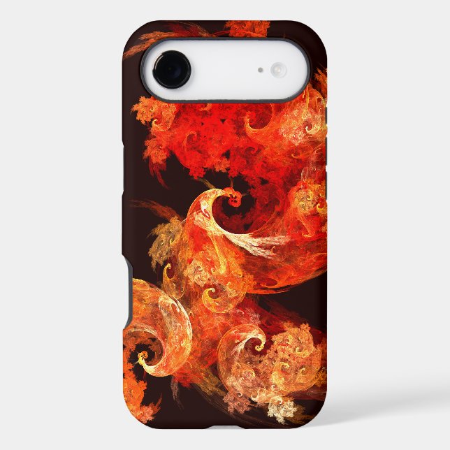 Dancing Firebirds Abstract Art (Back)