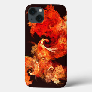 Dancing Firebirds Abstract Art iPhone 13 Case