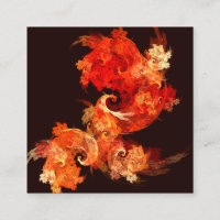 Dancing Firebirds Abstract Art