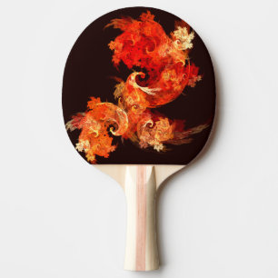 Dancing Firebirds Abstract Art Ping Pong Paddle