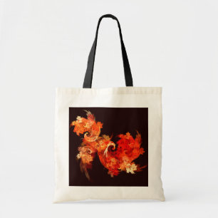 Dancing Firebirds Abstract Art Tote Bag