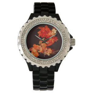 Dancing Firebirds Abstract Art Watch