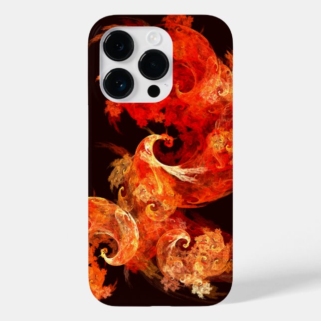 Dancing Firebirds Art Modern Fractal Abstract Case-Mate iPhone Case (Back)