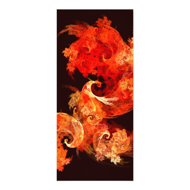 Dancing Firebirds Carte Rack Art Abstrait (Devant)