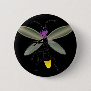 Dancing Firefly 2 Inch Round Button