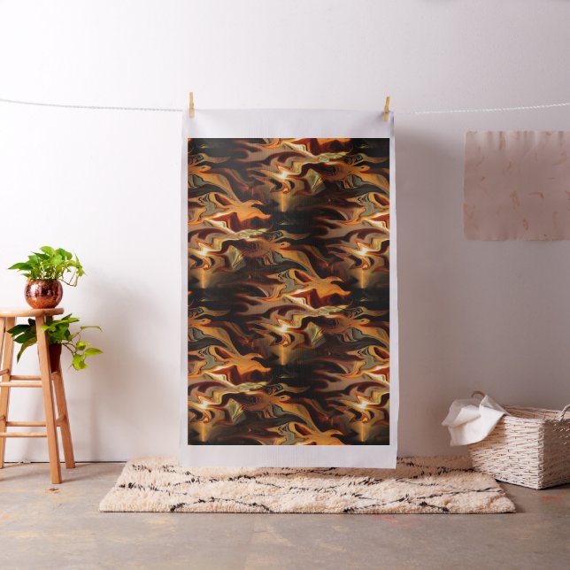 Dancing Flames..... Fabric (In Situ)