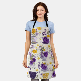 Dancing flower apron