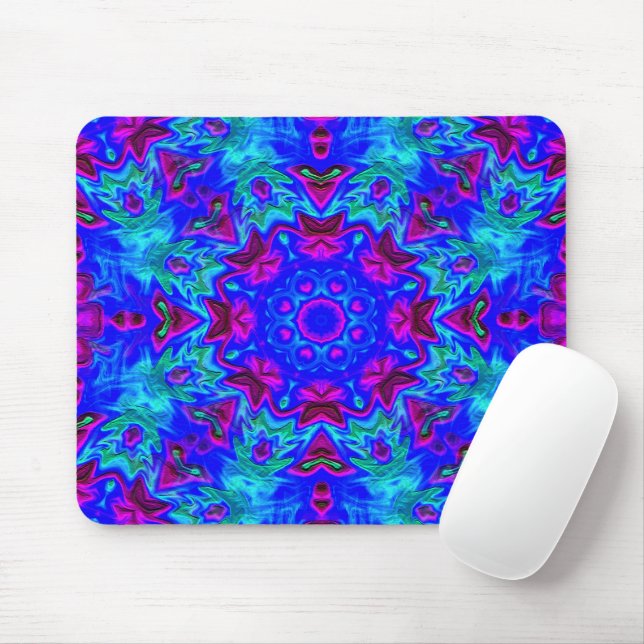 Dancing Flowers..... Mouse Pad (With Mouse)