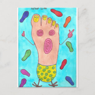 Dancing Foot Postcard