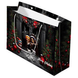 Dancing for christmas.  large gift bag