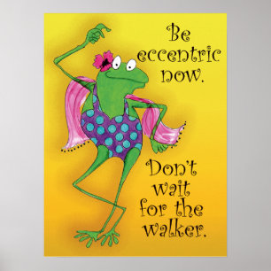 Dancing Frog Inspirational Poster