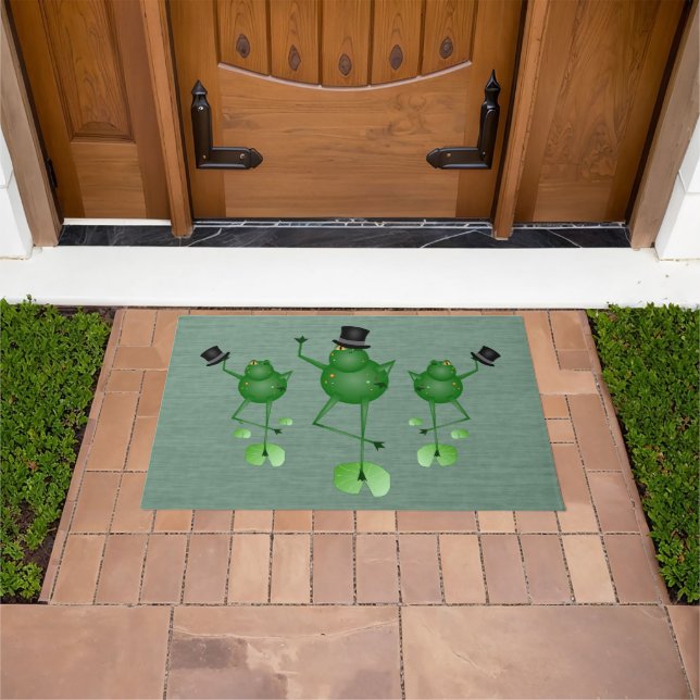 Dancing Frogs Doormat (Outdoor)