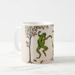 Dancing Frogs Happy Mug<br><div class="desc">Beautiful vintage illustration of dancing frogs.  The image is perfect for a lift with your tea or coffee!</div>