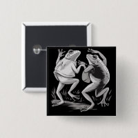 Dancing Frogs Toad Goblincore Dark Academia Retro