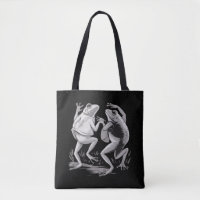 Dancing Frogs Toad Goblincore Dark Academia Retro