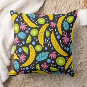 Dancing Fruit 20x20 Throw Pillow