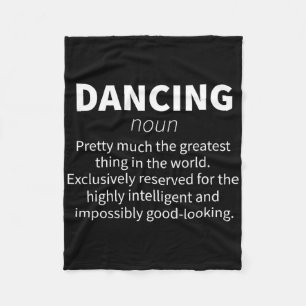 Dancing Funny Definition Girl Teen Women Dancer Gi Fleece Blanket