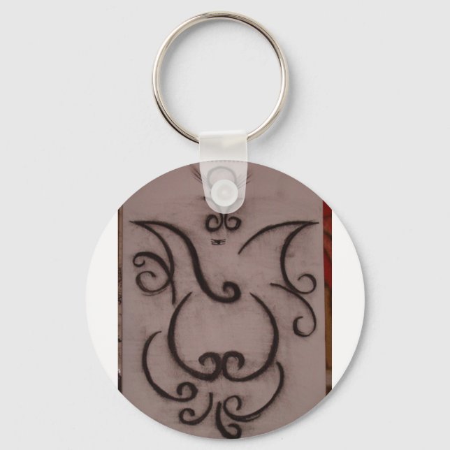 Dancing Ganesh2 Keychain (Front)