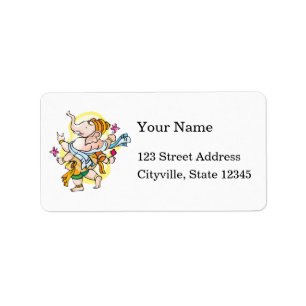 Dancing Ganesha Label