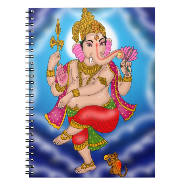 Dancing Ganesha Notebook (Front)
