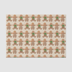 Dancing Gingerbread Cookies Tissue Paper