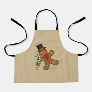 Dancing Gingerbread Man Apron