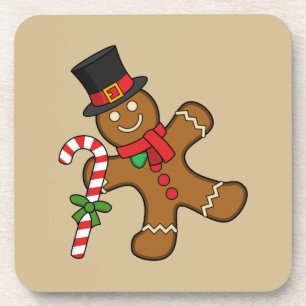 Dancing Gingerbread Man Coaster