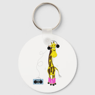 Dancing Giraffe Keychain