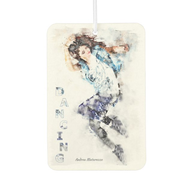 Dancing Girl 2  Air Freshener (Front)