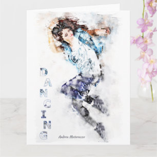 Dancing Girl 2 Card