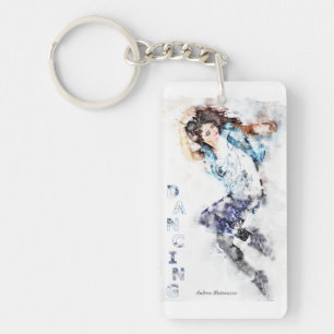 Dancing Girl 2 Keychain