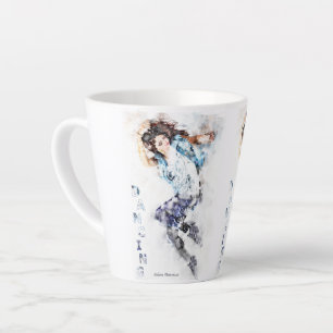 Dancing Girl 2 Latte Mug