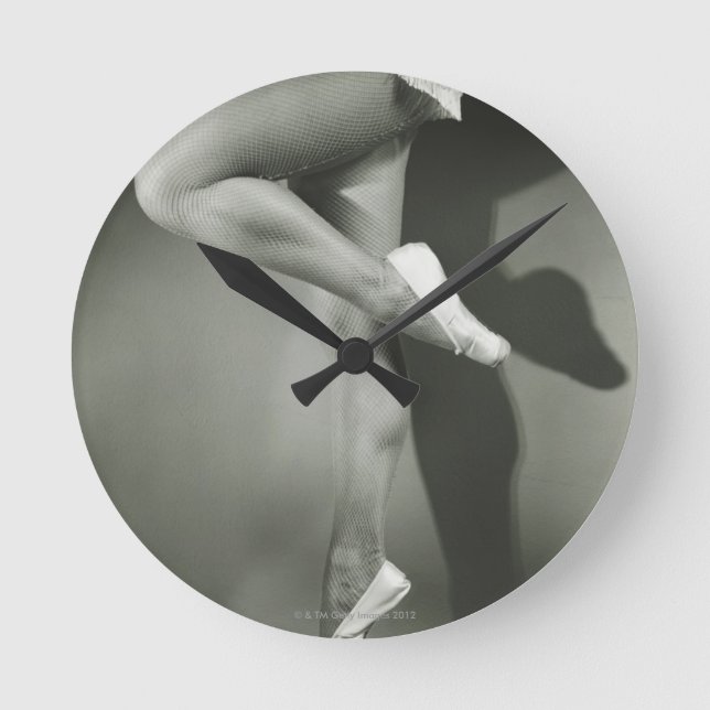 Dancing Girl Round Clock (Front)
