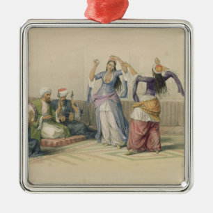 Dancing Girls at Cairo, from 'Egypt and Nubia' Metal Ornament