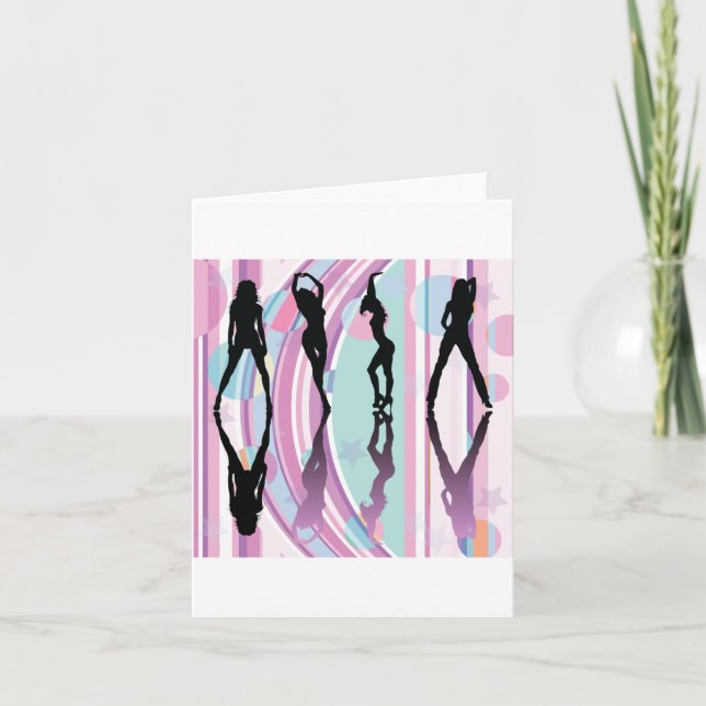Dancing Girls Card (Front)