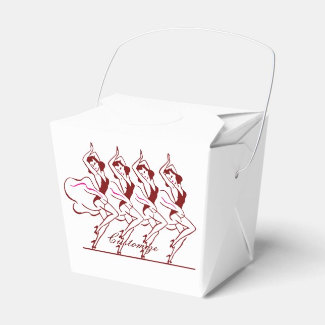 Dancing Girls Thunder_Cove Favor Box (Front Side)