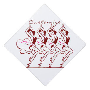 Dancing Girls Thunder_Cove Graduation Cap Topper