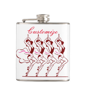 Dancing Girls Thunder_Cove  Hip Flask