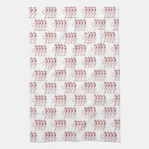 Dancing Girls Thunder_Cove Kitchen Towel